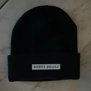 Skull Punkz box logo beanie